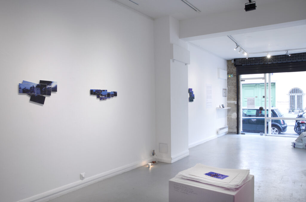 Trashes Feu la Nuit - exposition personnelle - Galerie du Crous, Paris.